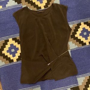 All Saints 100% silk blouse tunic top - fits size 6